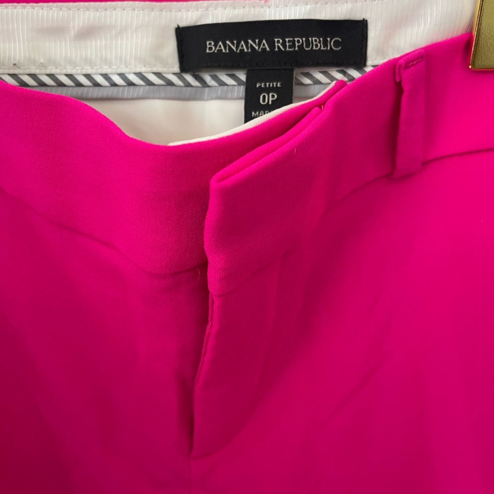 Banana Republic Hot Pink Pants - Picture 2 of 3